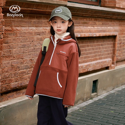 半度闲原创秋冬亲子摇粒绒卫衣