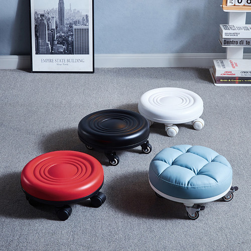 万向轮滑轮凳带轮小凳子美缝矮凳