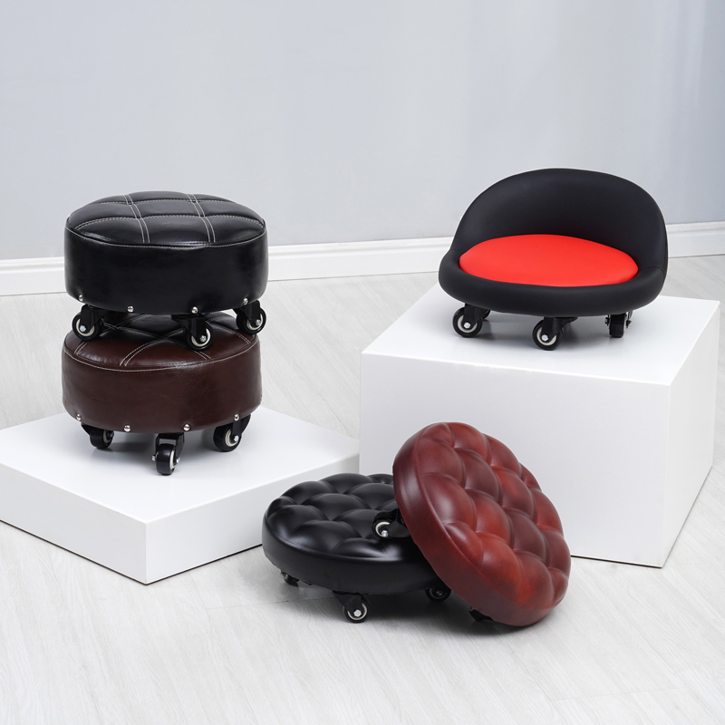 多爱一点皮尤通用矮凳顺滑轴承轮