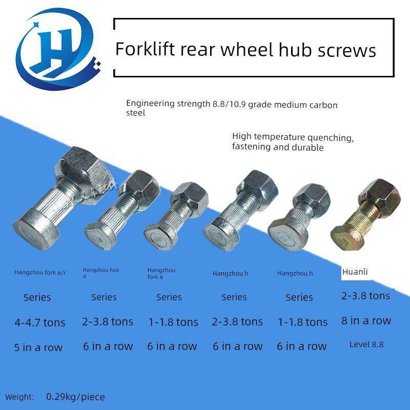叉车后轮胎螺丝巴卡头转向轴轮毂螺丝紧固螺栓杭州叉合力1-4.7吨,3C数码配件,USB多功能数码宝,淘宝优惠券,粉丝福利购,淘宝优惠卷