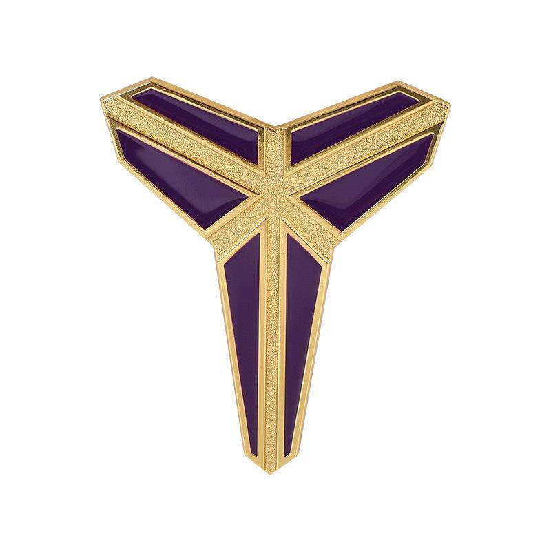 汽车NBA科比标志KOBE黑曼巴精神LOGO3D金属车标车贴车身贴纸车饰