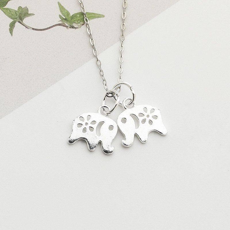 精工纯银吊坠项链手链串珠小象S925DIY挂件镂空配件花象材料手工,饰品/流行首饰/时尚饰品新,其他DIY饰品配件,淘宝优惠券,粉丝福利购,淘宝优惠卷