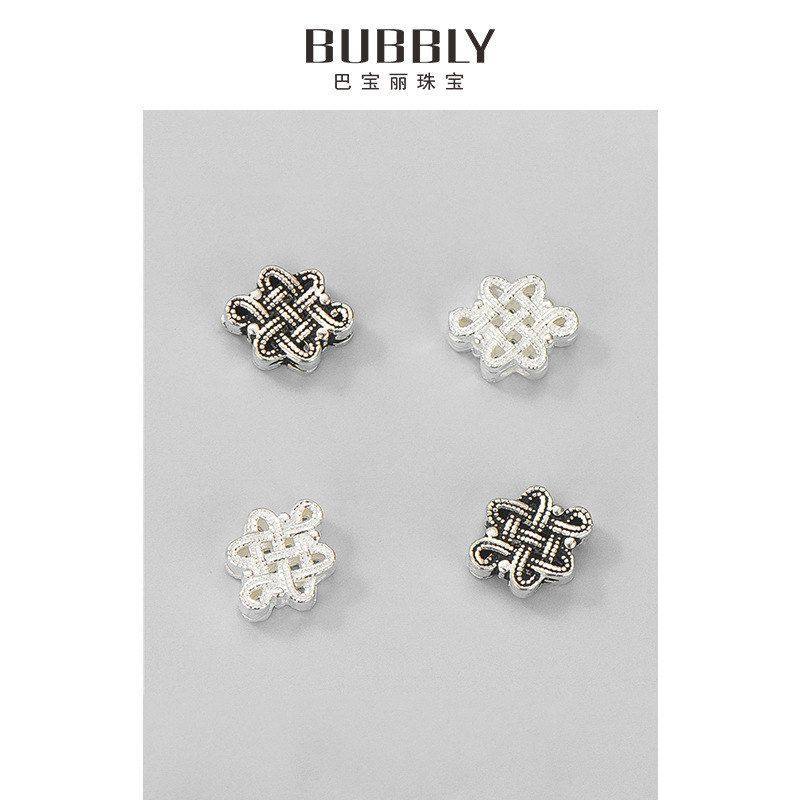 扁珠泰银配件编绳DIY纯银中国结手链s925隔珠项链复古镂空串珠,饰品/流行首饰/时尚饰品新,其他DIY饰品配件,淘宝优惠券,粉丝福利购,淘宝优惠卷