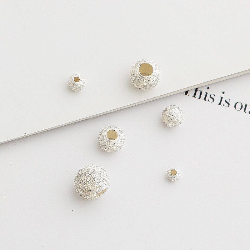 磨砂手工珠隔珠DIY编绳纯银闪珠s925项链手链转运珠串珠配件散珠,饰品/流行首饰/时尚饰品新,其他DIY饰品配件,淘宝优惠券,粉丝福利购,淘宝优惠卷