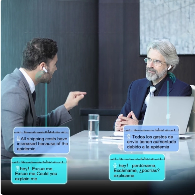 时空壶Timekettle WT2edge W3同声翻译耳机出国旅游会议翻译机