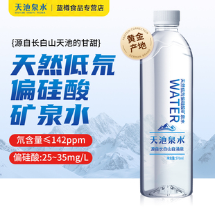 天池泉水池泉水长白山天然低氘小分子矿泉水偏硅酸弱碱车载户外