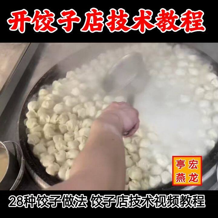 正宗东北饺子技术配方 28种饺子做法 包饺子 煮饺子饺子馅料技术