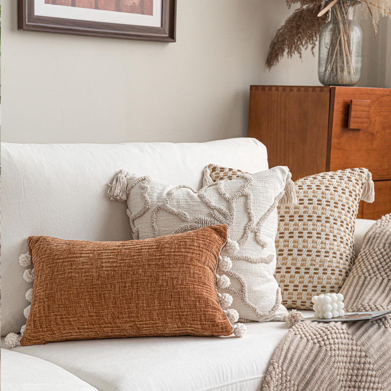 中古文艺风法式侘寂高端民宿抱枕