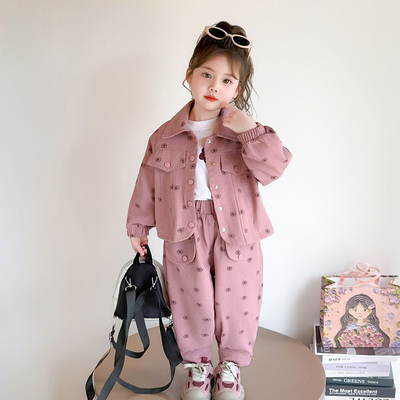 儿童运动百搭外衣时尚休闲两件套