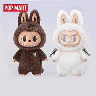 POPMART泡泡玛特ZIMOMO大天使大首领labubu搪胶毛绒公仔58CM正品