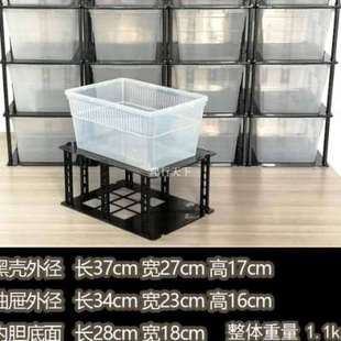 爬柜抽屉睫角R属巨人肥尾瘤尾守宫塑料组合饲养箱PVC爬虫箱饲养盒