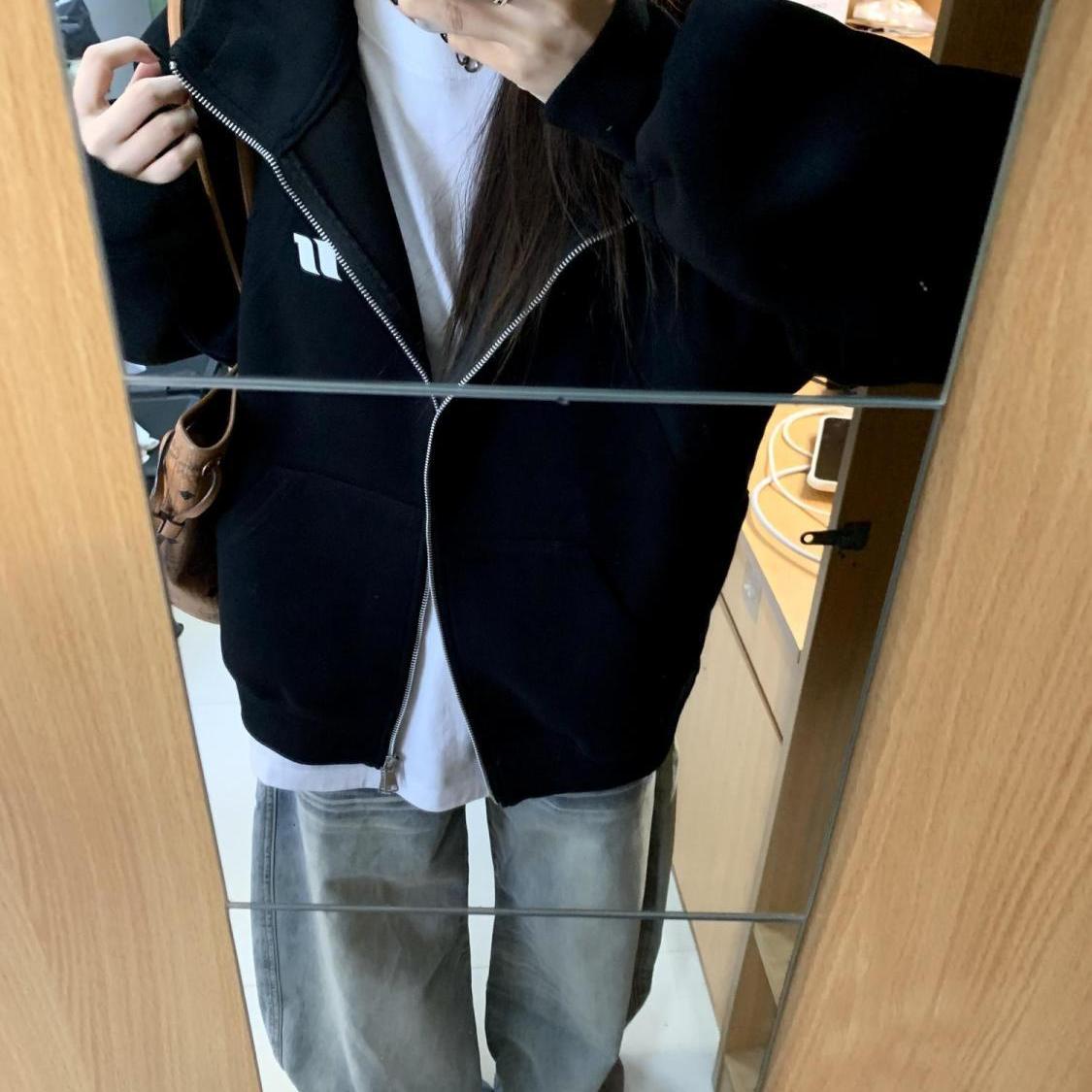 重磅美式空气层冬百搭休闲外套潮