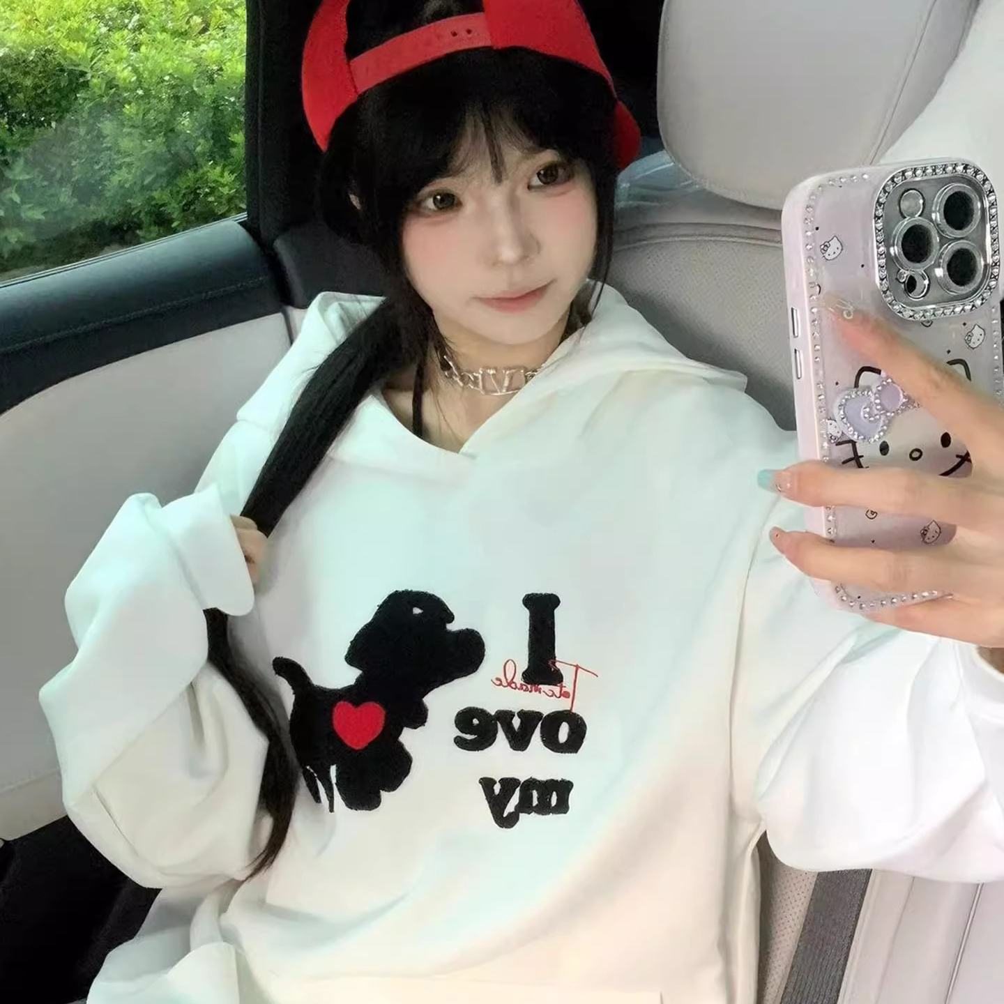 2025休闲款高级美款百搭连帽上衣