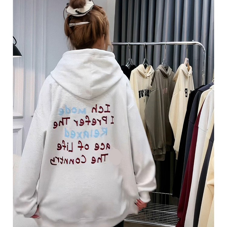 休闲个性字母新款连帽帽衫卫衣