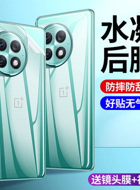 适用一加Ace6/5手机后膜ACE3pro手机背膜全屏覆盖高清抗指纹保护膜oneplus3手机水凝软膜1+ace2磨砂全包后膜