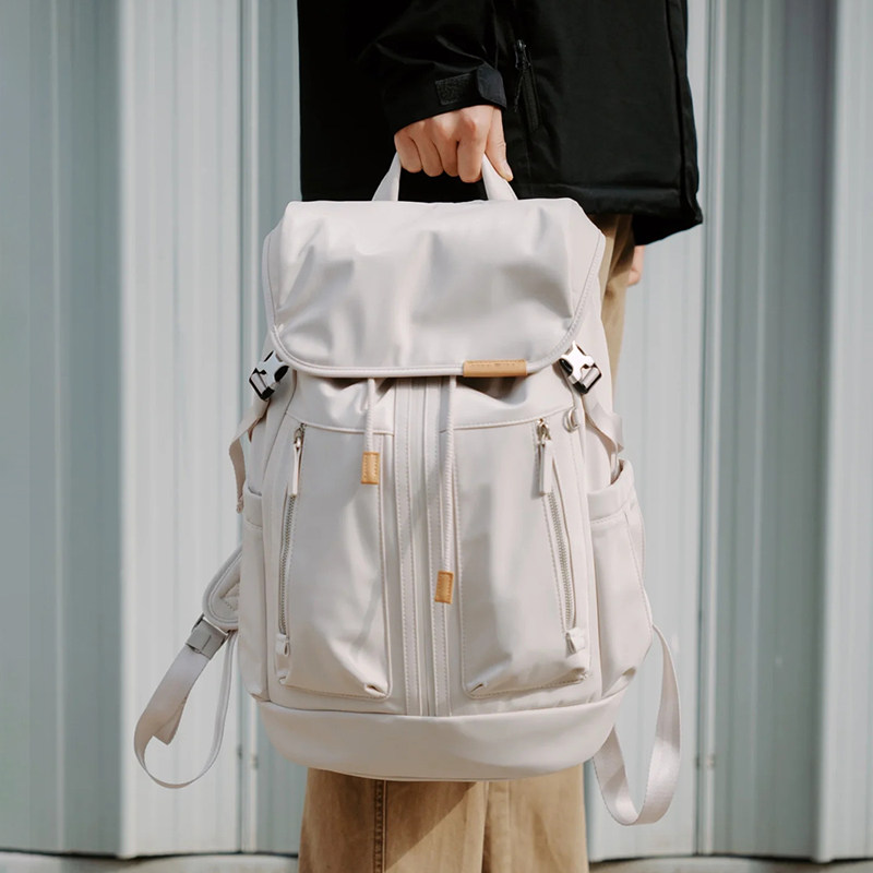 新款双肩包男女通勤短途旅行户外防水学生书包大容量16寸电脑背包