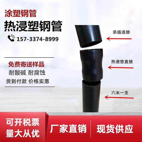 nhap热浸塑钢管150地埋电缆穿线保护管电力涂塑钢管100电线管175