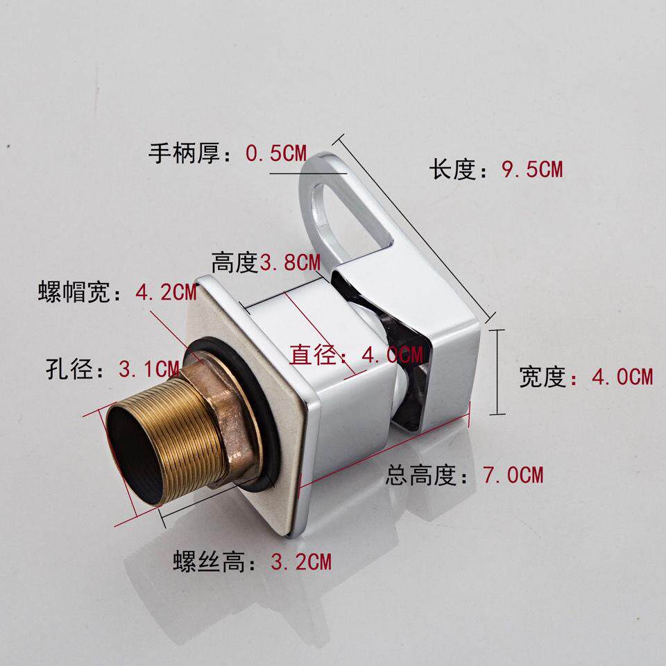 浴室柜面盆铜水龙头开关阀洗脸盆分体分水混阀洗手盆冷热阀