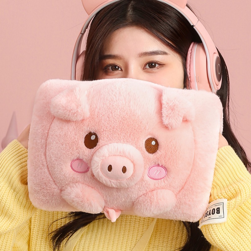 电热水袋充电式暖手宝成人防爆暖水袋卡通毛绒暖宝宝可插手暖手袋