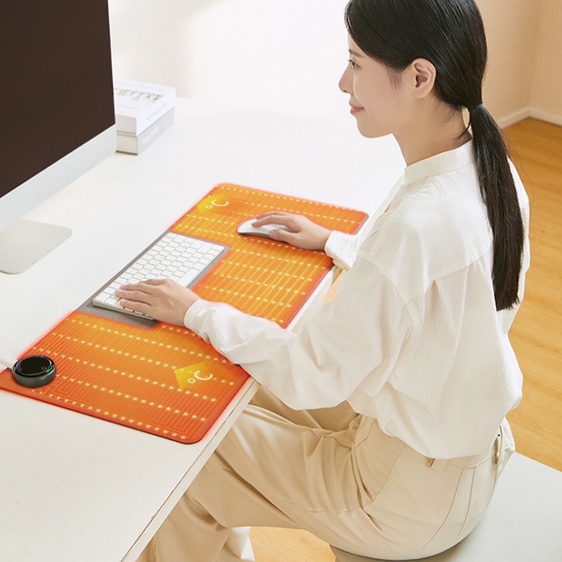 加热桌垫暖桌垫超大号鼠标垫办公室电热桌垫可水洗学生写字发热垫