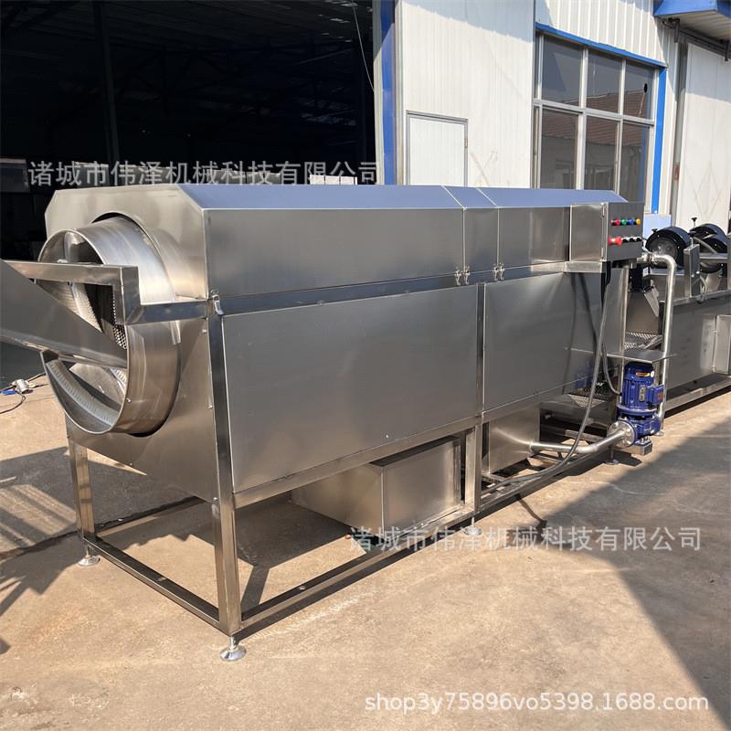 不锈钢柠檬清洗机 大型滚筒式食品包装袋清洗机 洗药机