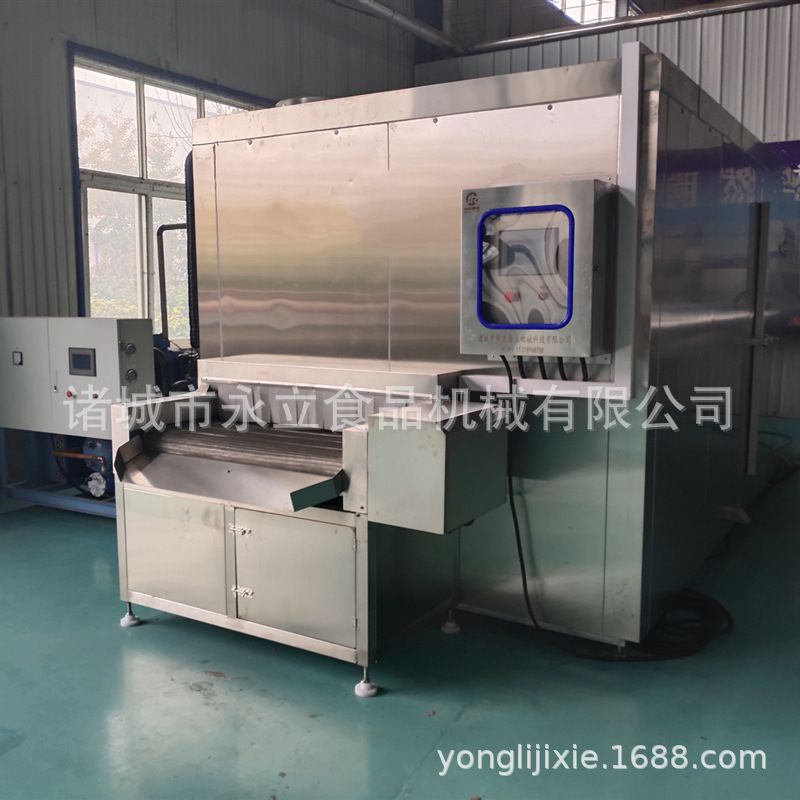 全自动水饺汤圆馄饨快速冷冻机 糕点隧道式速冻机 海产水产单冻机