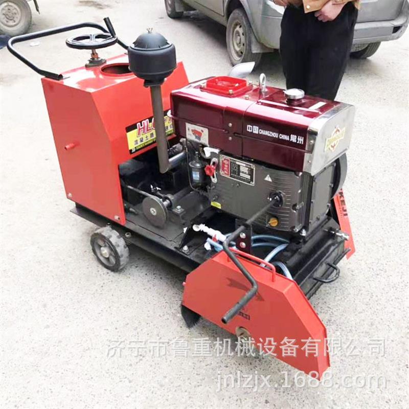 厂家生产柴油马路切割机 500 700型手推式路面柴油切缝机价格