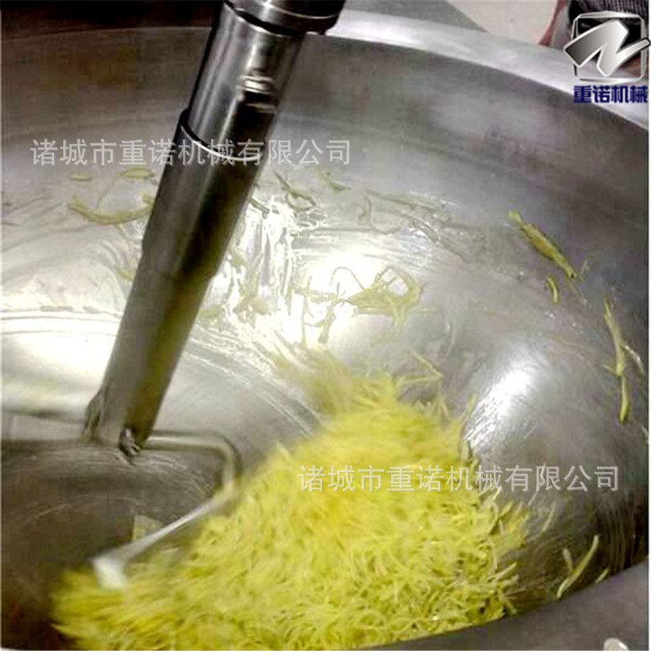 新300L全自动无死角搅拌香菇酱炒锅 食堂炒菜锅 行星搅拌夹层锅