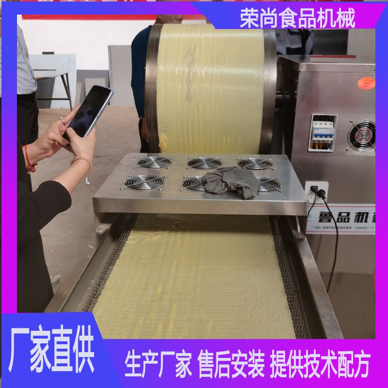 越南春卷皮机 金丝肉卷蛋皮机 自动上浆钎子蛋皮机