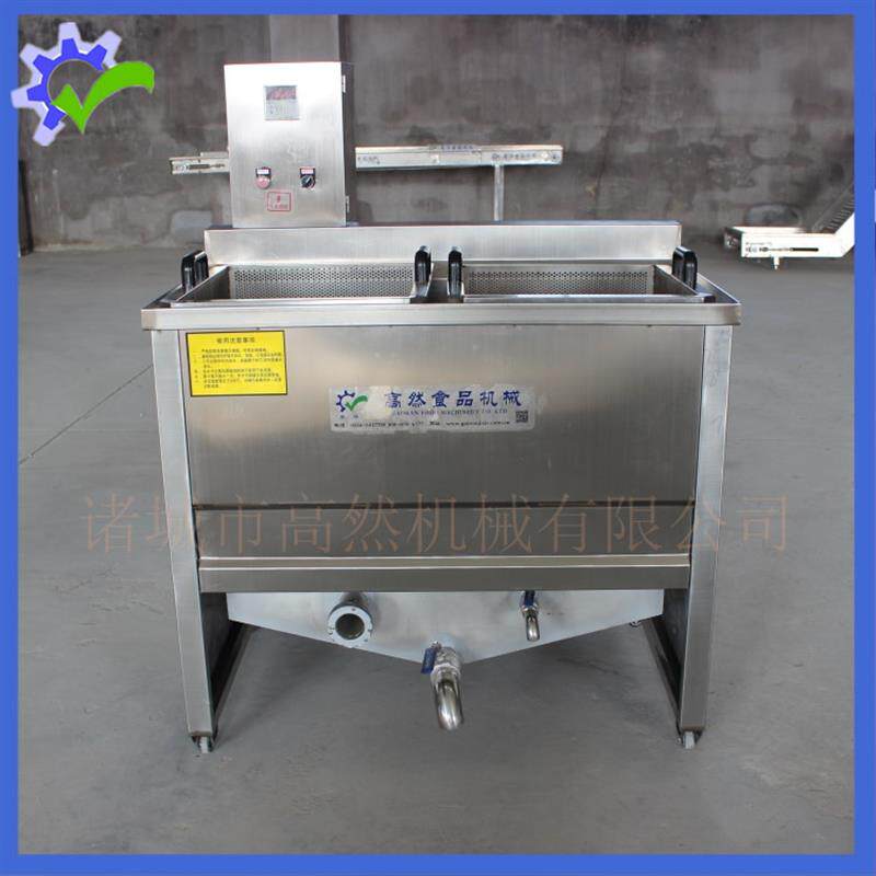 膨化食品油炸机 炸猫耳朵机器商用中型炸锅 油水混合油炸设备