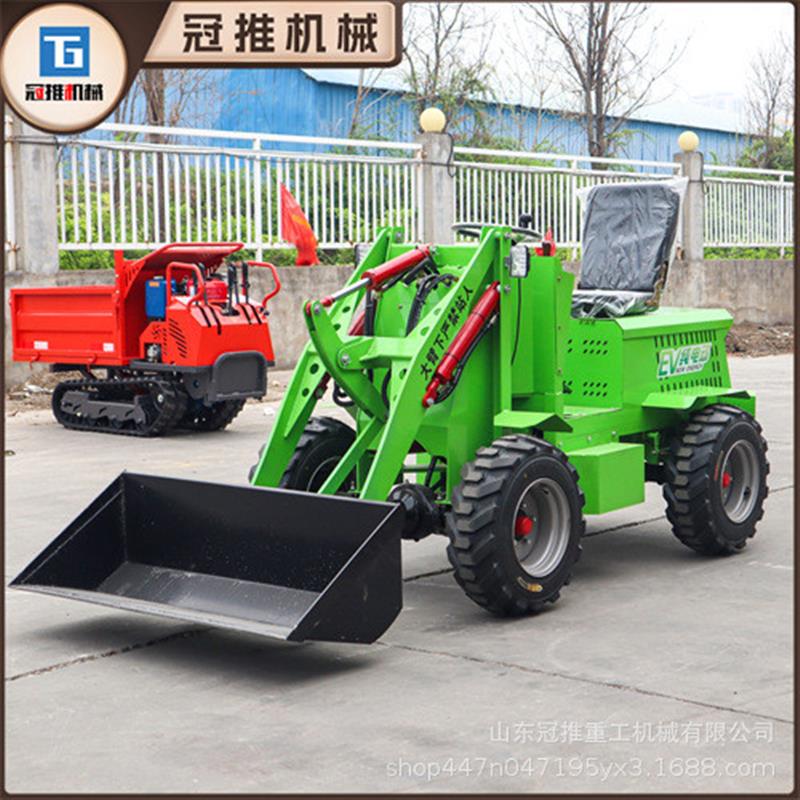 多功能柴油四驱轮式装载机新能源电动铲车养殖场清粪小铲车