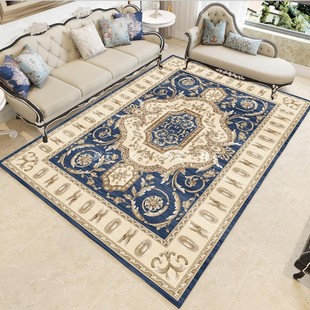 客厅地毯 新品 欧式 风格 厚度0.7厘米可水洗奢华高档茶几毯定制卧室