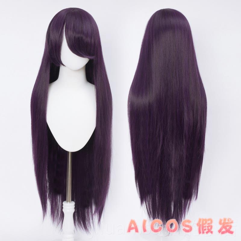 新款AICO假S 0CM长直发万用女古1装动漫长发毛娘造型cos假发毛长0