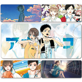 蓝箱青春之箱鹿野千夏动漫超大防滑鼠标垫蝶野雏桌垫青之箱周边