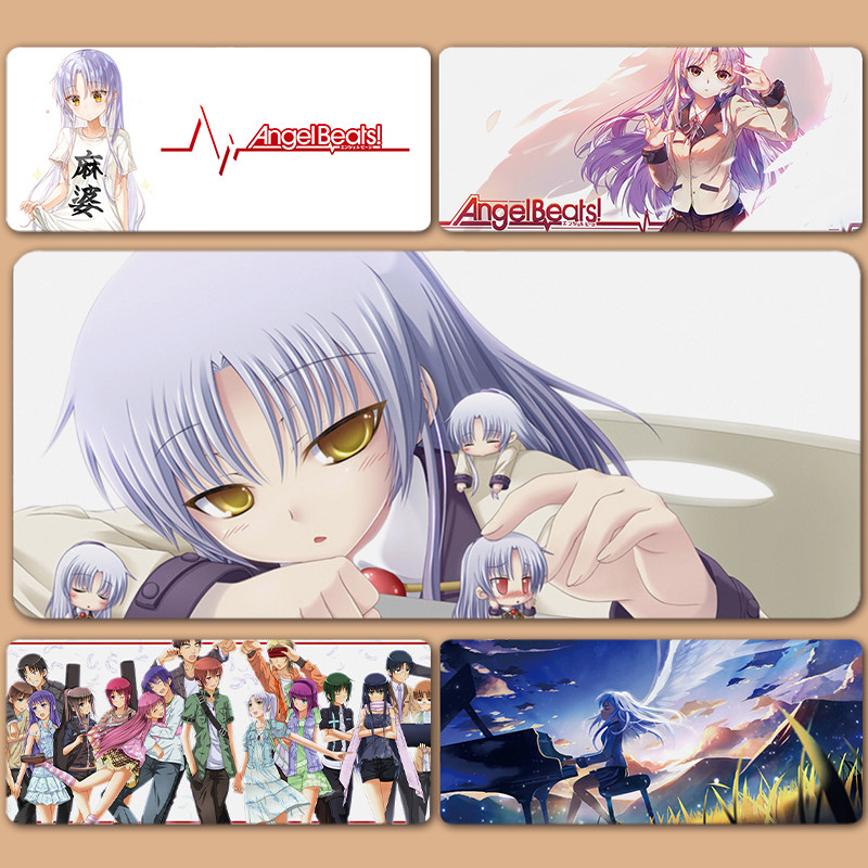AB天使的心跳立华奏Angelbeats!仲村由理鼠标垫超大锁边
