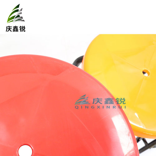 彩色圆凳子红色橙色蓝色绿色四脚凳椅学校餐厅休闲工作凳家用