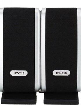High quality HY-218 Computer Speakers Mini Stereo SB Bookshe