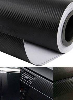 50cmx150cm 3D Carbon Fiber Vinyl Car Wrap Sheet Roll Film Ca