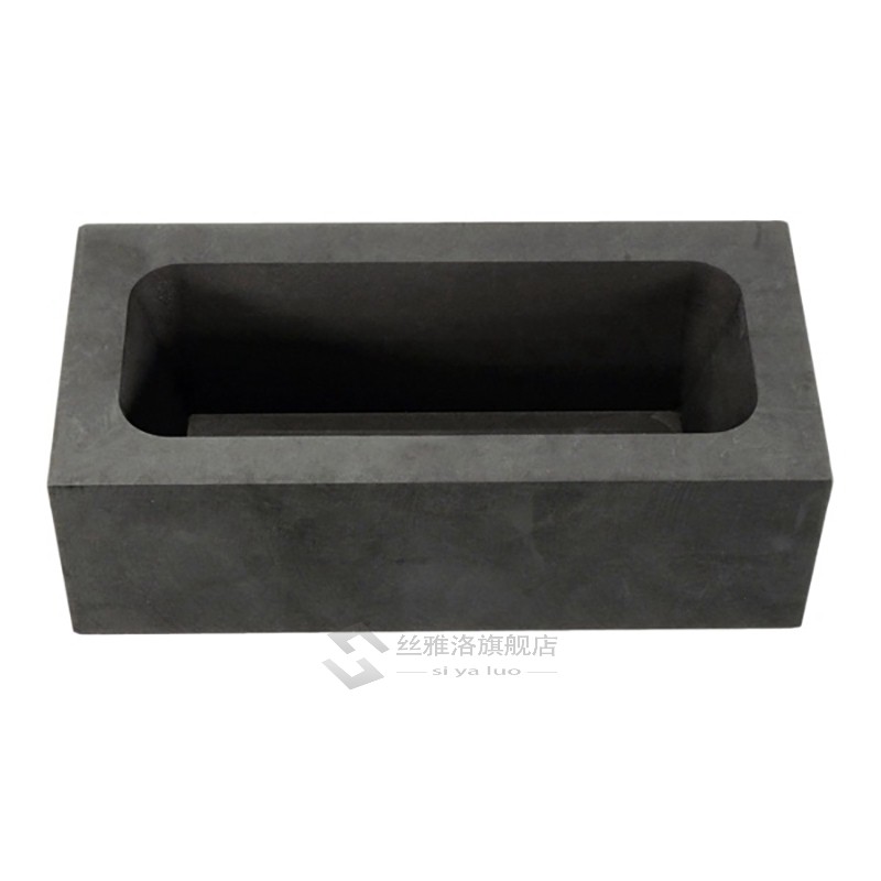 2Pcs Gold Large Graphite Ingot Mold Melting Casting Refining