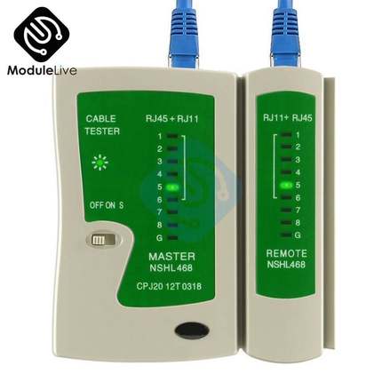 RJ45 RJ11 CAT5 CAT 6 TP Network Lan Cable Tester Test Tool Q