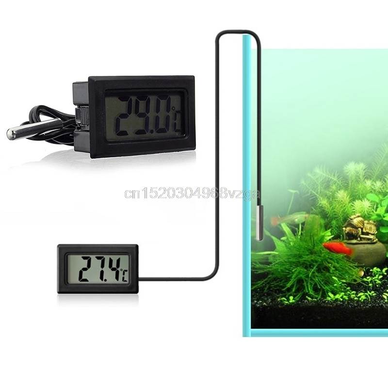 Digital LCD Display Thermometer Sensor for Fridge/Aquarium/F