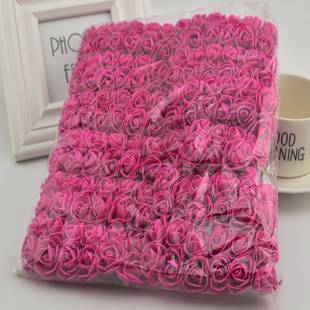 144pcs 2cm MINI foam roses for home Wedding fake Flower Deco
