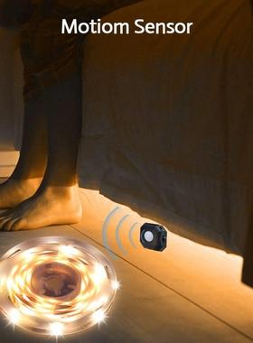 Motion Sensor LED Light Strips Motion Activated App Control