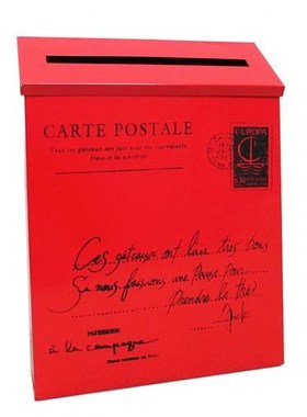 Colorful Retro Metal Mailboxes Wall Mounted Mail Box Mailbox