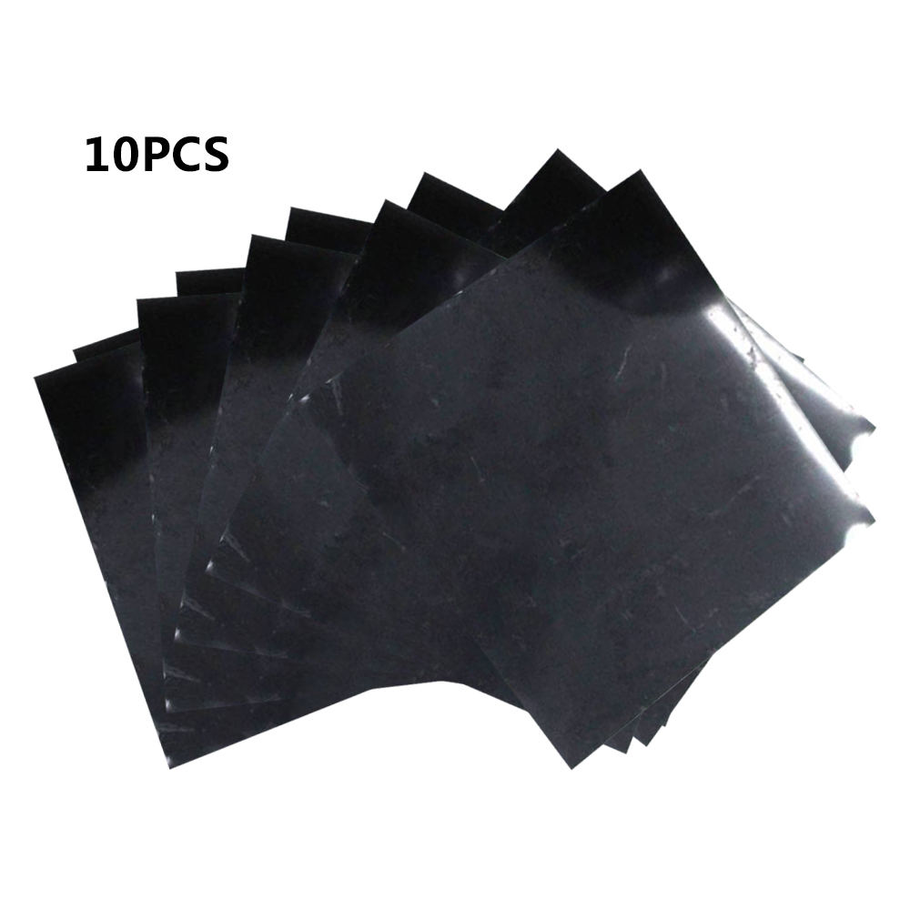 10pcs 10*10cm Black Waterproof Tape Self Adhesive Cloth Patc