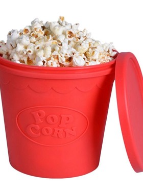 FDA Silicone Popcorn Bowl Home Microwaveable Pop Corn Maker