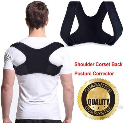 Back Shoulder Corset Posture Corrector Belt 背部矫正带防驼背
