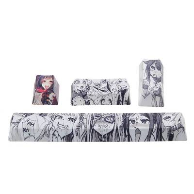 Feker DIY Japanese Anime PBT Space Keycaps Ahegao 6.25U ESC