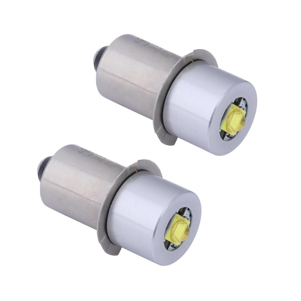 2PCS P13.5S Base PR2 High Power LED Upgrade Bulb for Maglite