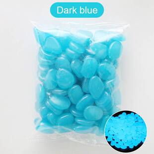 100PCS Garden Decor Luminous Stones Decorative Fluorescent P